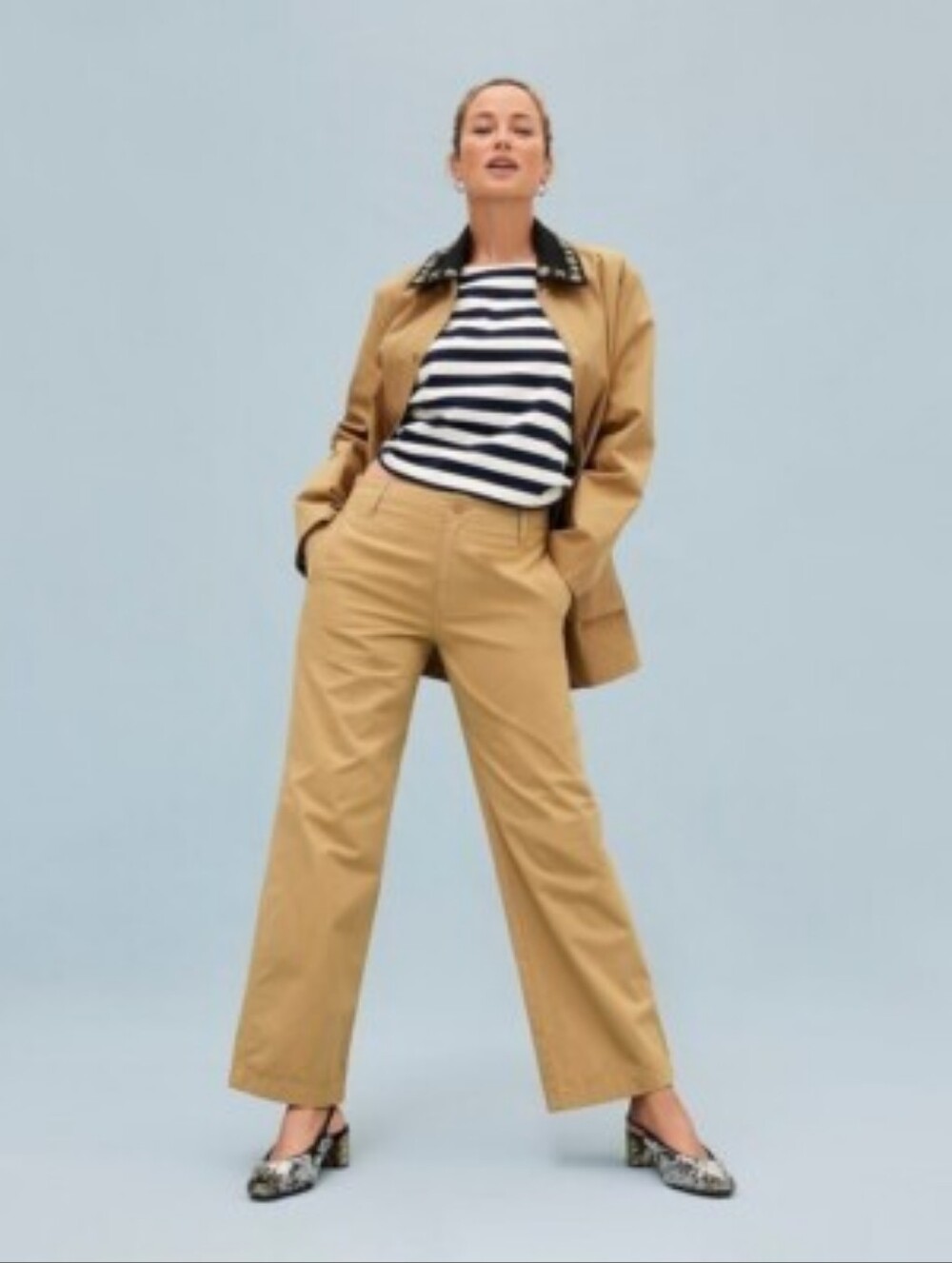 J. Crew Sailor Heritage Chino Pant - Khaki, Size 31T Tall 100% Cotton